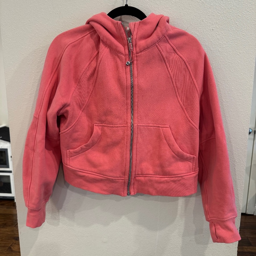 Lululemon Coral Zip-Up Hoodie Jacket XS/S